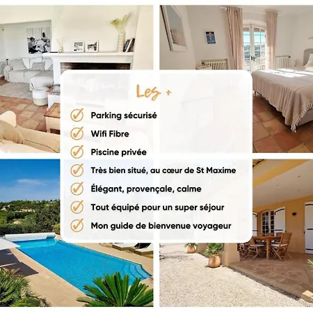4 Etoiles - Parking - Wifi - Clim - Piscine 빌라 *